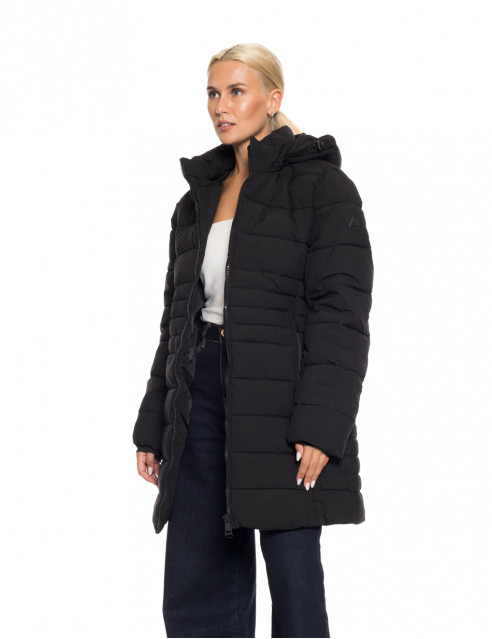 Splendid Fashion γυναικείο ντεμί μπουφάν με αποσπώμενη κουκούλα