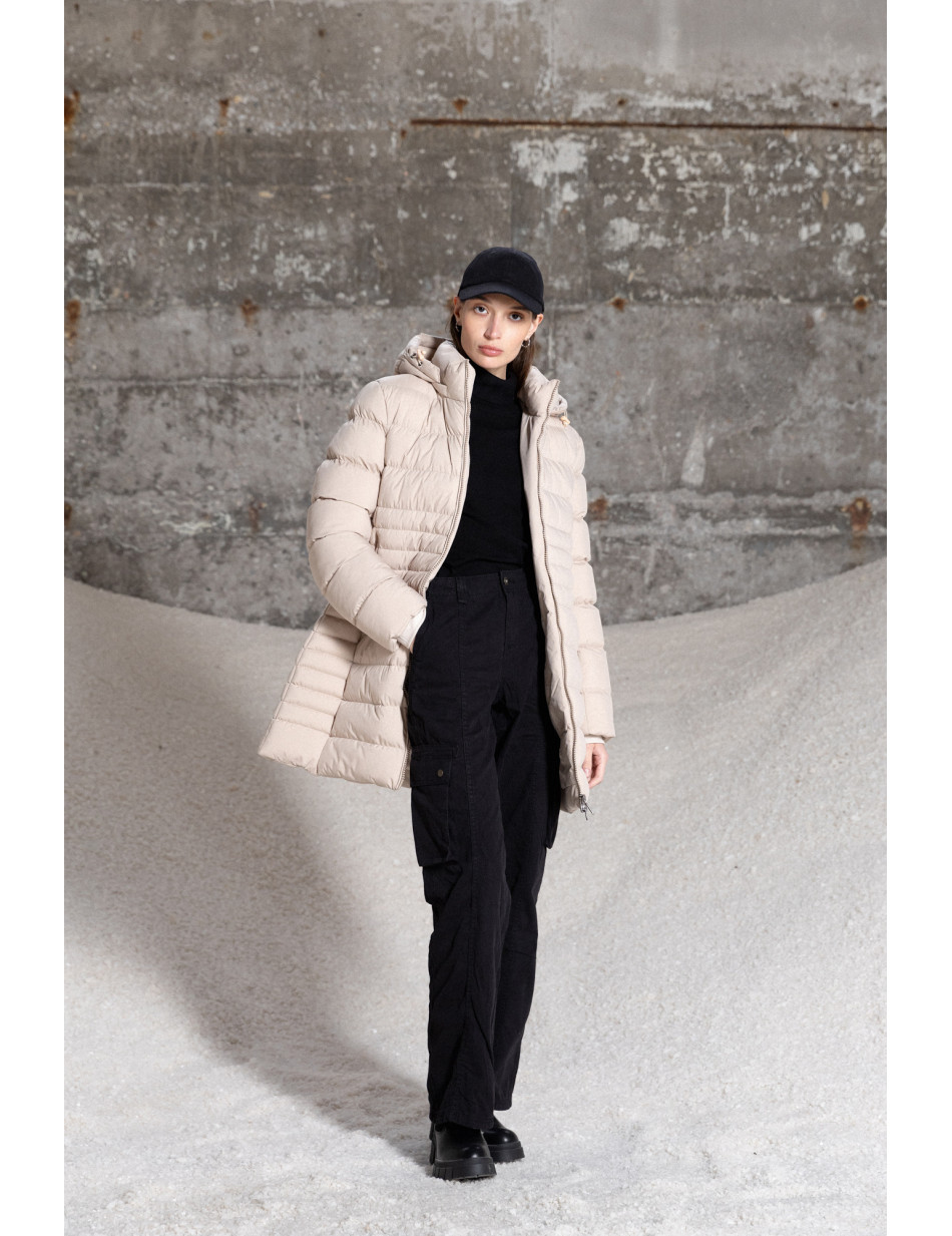 Splendid Fashion γυναικείο ντεμί μπουφάν με αποσπώμενη κουκούλα
