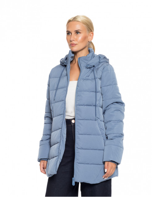 Splendid fashion γυναικείο demi μπουφάν με κουκούλα