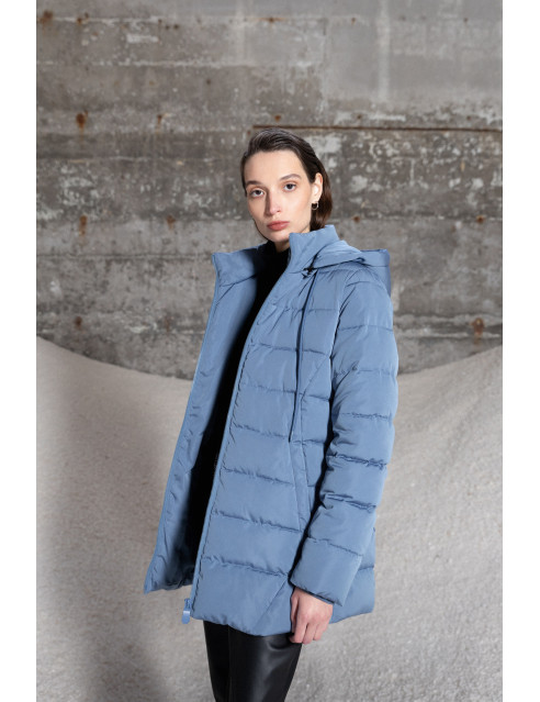 Splendid fashion γυναικείο demi μπουφάν με κουκούλα