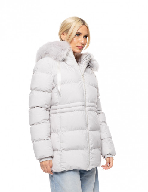 Biston fashion γυναικείο demi μπουφάν με αποσπώμενη κουκούλα