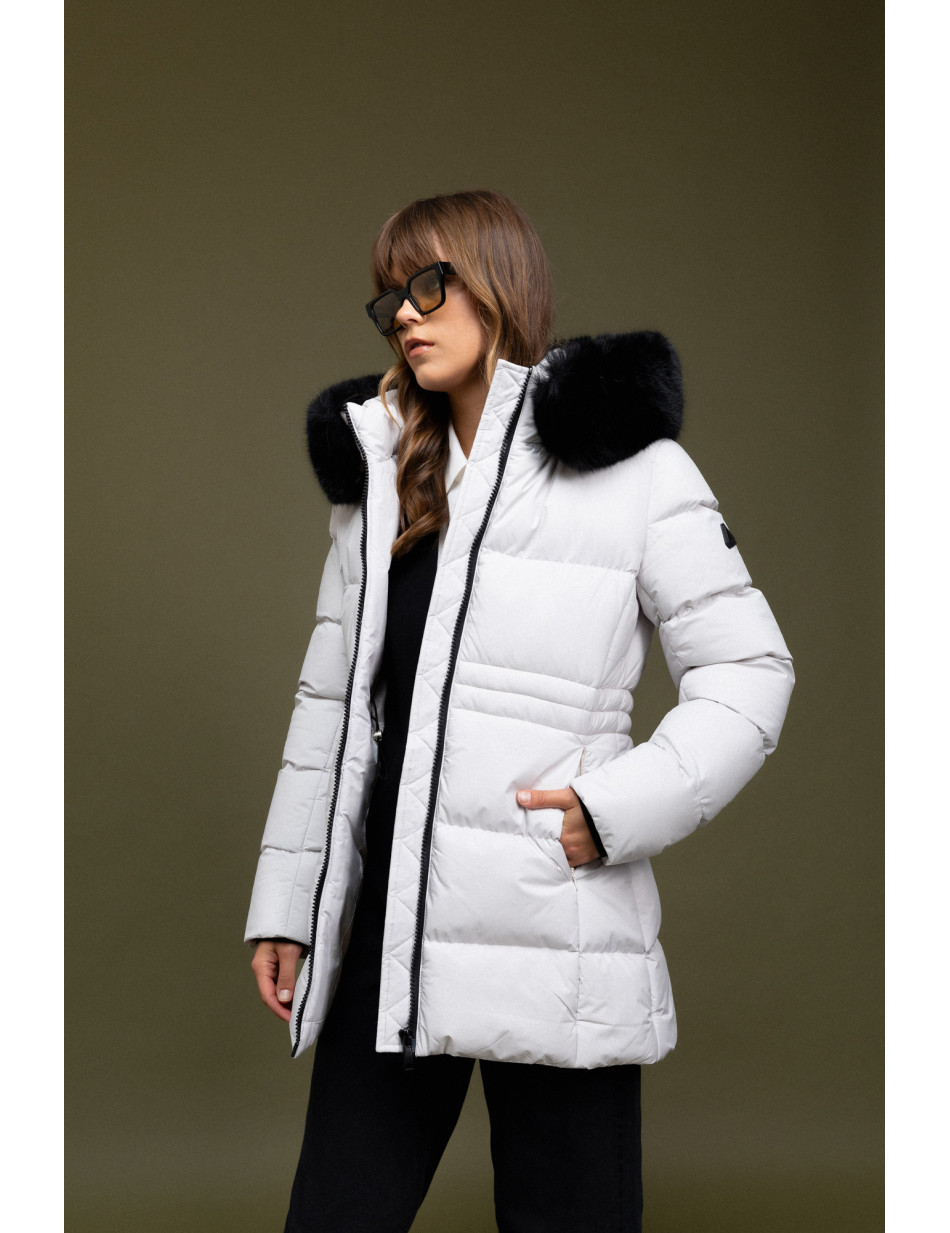 Biston fashion γυναικείο demi μπουφάν με αποσπώμενη κουκούλα