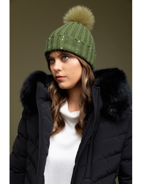 Biston fashion γυναικείο κοντό μπουφάν με αποσπώμενη κουκούλα