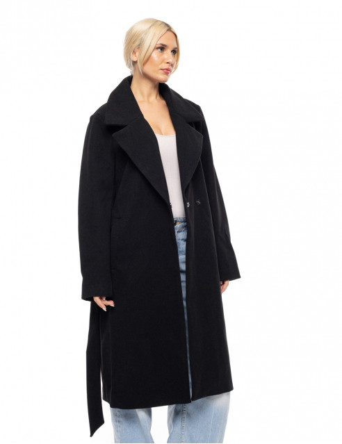 Splendid fashion γυναικείο μακρύ μάλλινο πανωφόρι