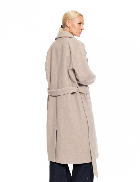 Splendid fashion γυναικείο μακρύ μάλλινο πανωφόρι