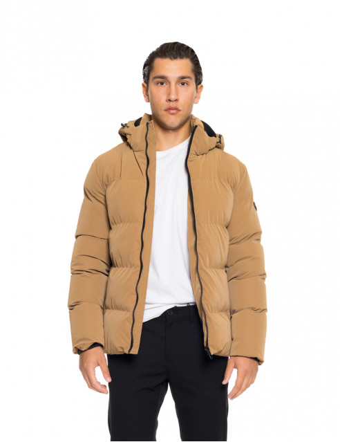 Βiston fashion ανδρικό κοντό μπουφάν με αποσπώμενη κουκούλα