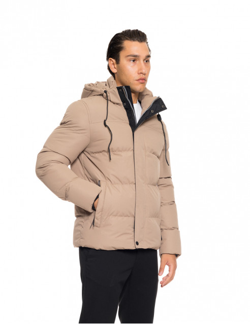 Splendid fashion ανδρικό κοντό μπουφάν με αποσπώμενη κουκούλα