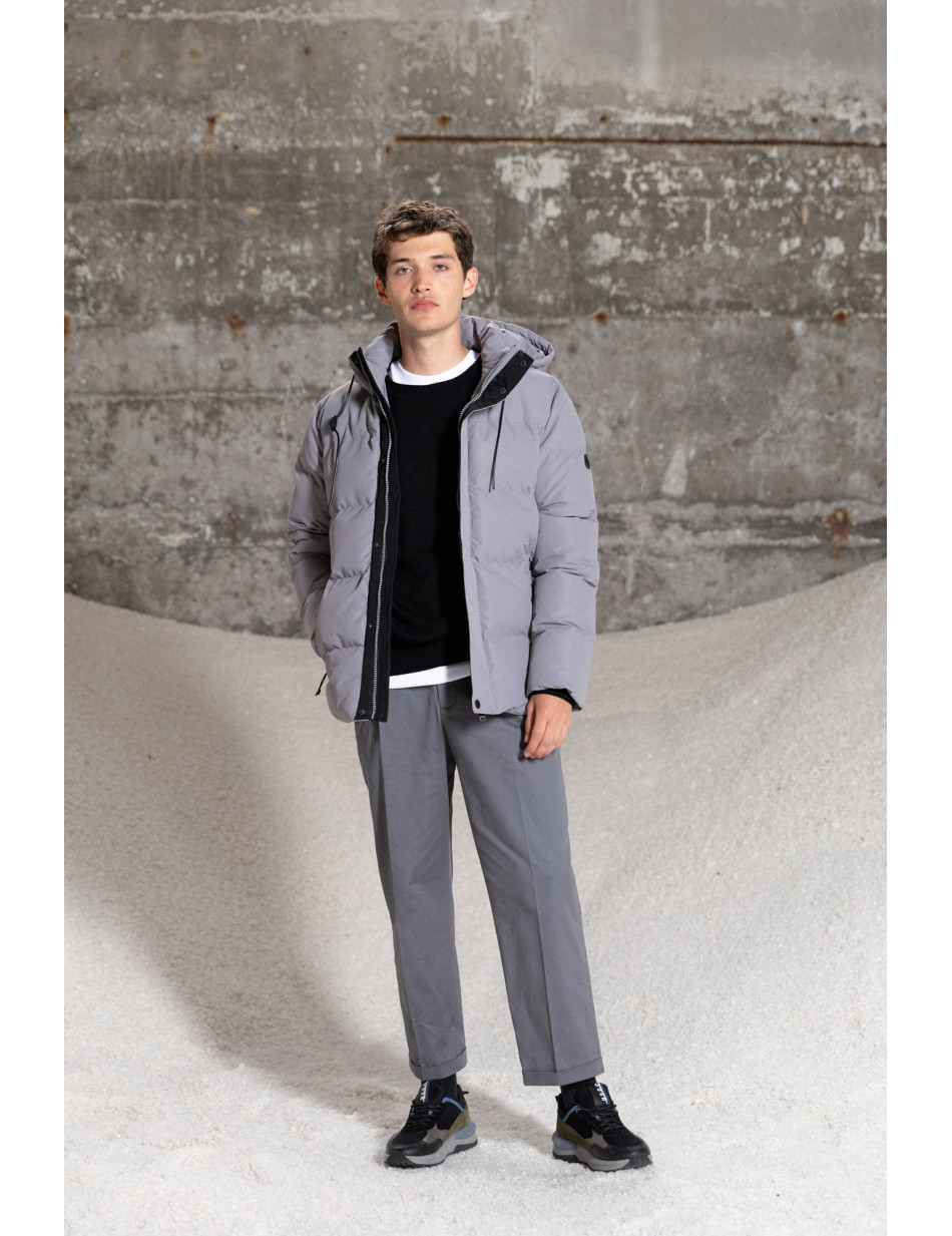 Splendid fashion ανδρικό κοντό μπουφάν με αποσπώμενη κουκούλα