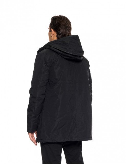 Splendid fashion ανδρικό demi μπουφάν με ενσωματωμένη κουκούλα