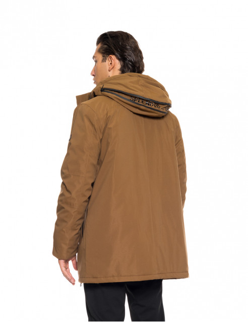 Splendid fashion ανδρικό demi μπουφάν με ενσωματωμένη κουκούλα