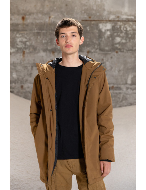 Splendid fashion ανδρικό demi μπουφάν με ενσωματωμένη κουκούλα