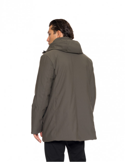 Splendid fashion ανδρικό demi μπουφάν με ενσωματωμένη κουκούλα
