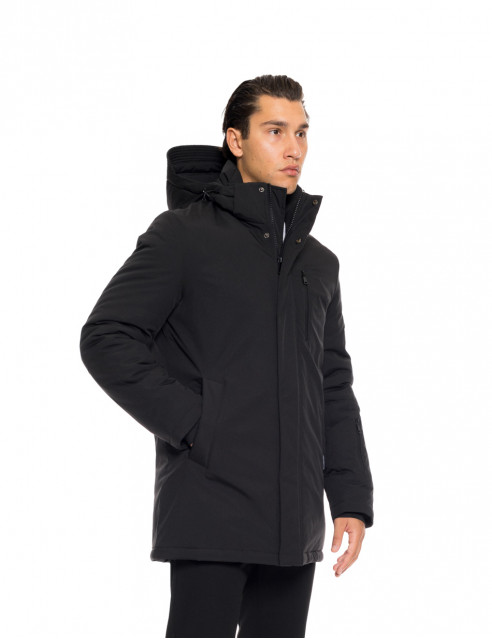 Biston fashion ανδρικό demi μπουφάν με αποσπώμενη κουκούλα