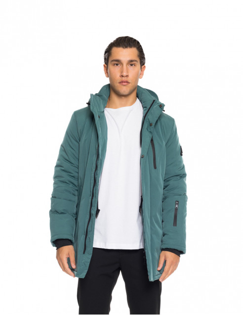 Biston fashion ανδρικό demi μπουφάν με αποσπώμενη κουκούλα