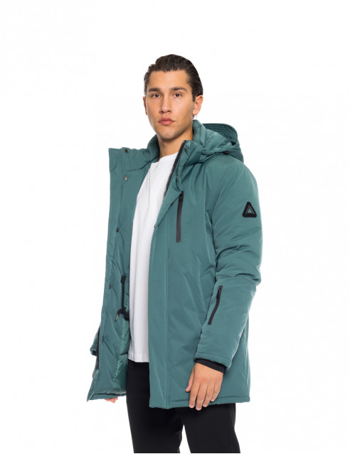 Biston fashion ανδρικό demi μπουφάν με αποσπώμενη κουκούλα