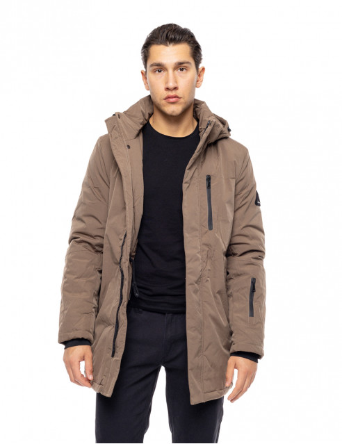 Biston fashion ανδρικό demi μπουφάν με αποσπώμενη κουκούλα