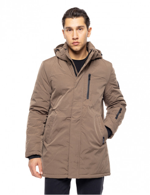 Biston fashion ανδρικό demi μπουφάν με αποσπώμενη κουκούλα