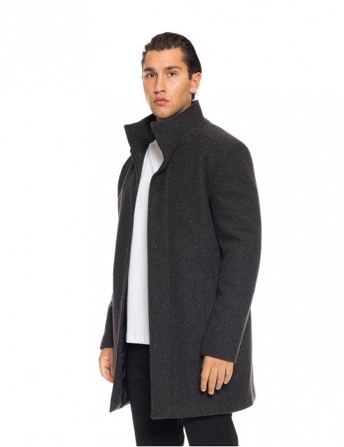 Splendid fashion ανδρικό demi μαλλινο παλτό