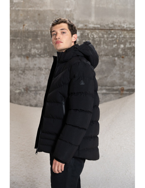 Splendid fashion ανδρικό κοντό μπουφάν με αποσπώμενη κουκούλα