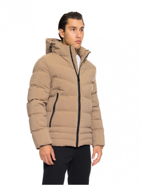 Splendid fashion ανδρικό κοντό μπουφάν με αποσπώμενη κουκούλα