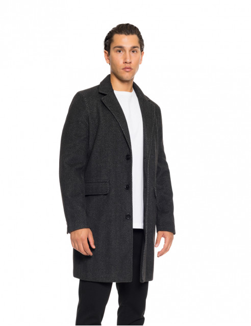 Splendid fashion ανδρικό μακρύ παλτό