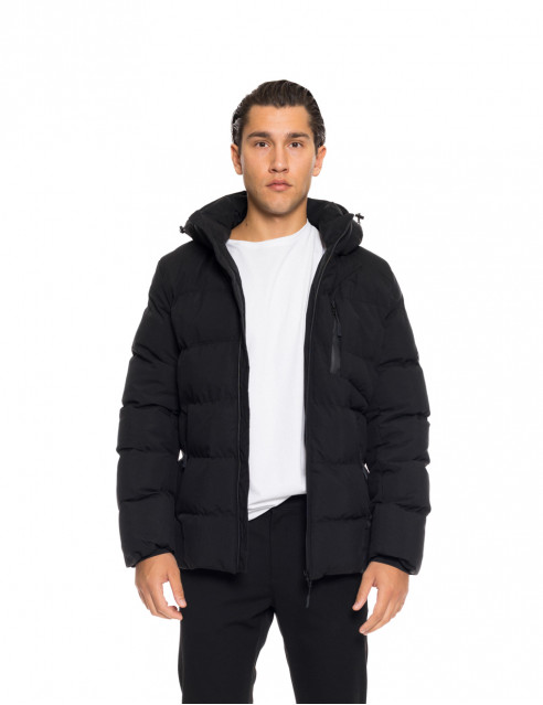 Biston fashion ανδρικό κοντό μπουφάν με αποσπώμενη κουκούλα