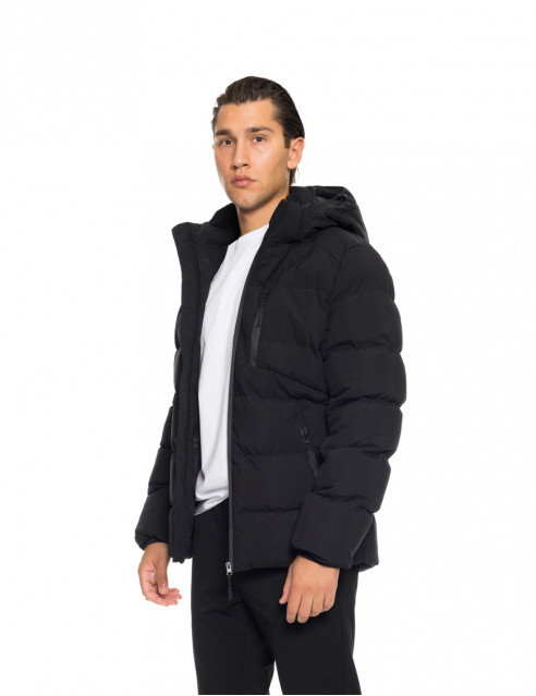 Biston fashion ανδρικό κοντό μπουφάν με αποσπώμενη κουκούλα