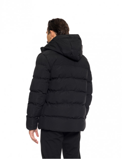 Biston fashion ανδρικό κοντό μπουφάν με αποσπώμενη κουκούλα