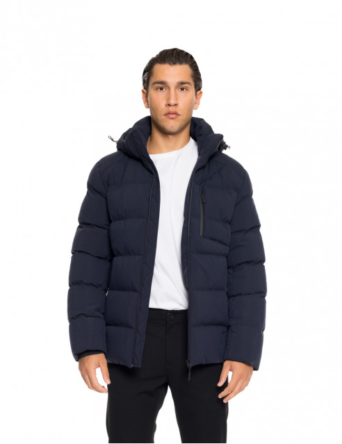 Biston fashion ανδρικό κοντό μπουφάν με αποσπώμενη κουκούλα