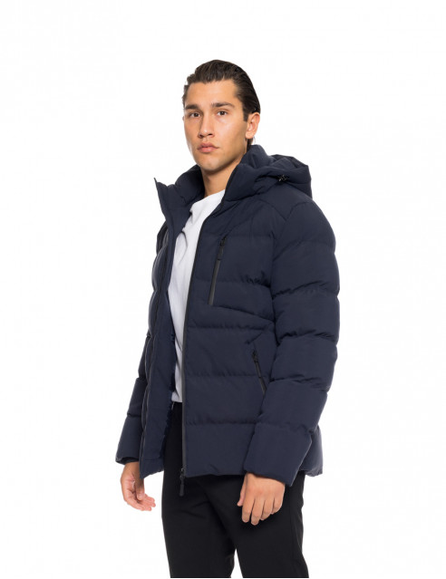 Biston fashion ανδρικό κοντό μπουφάν με αποσπώμενη κουκούλα
