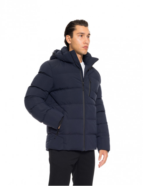 Biston fashion ανδρικό κοντό μπουφάν με αποσπώμενη κουκούλα