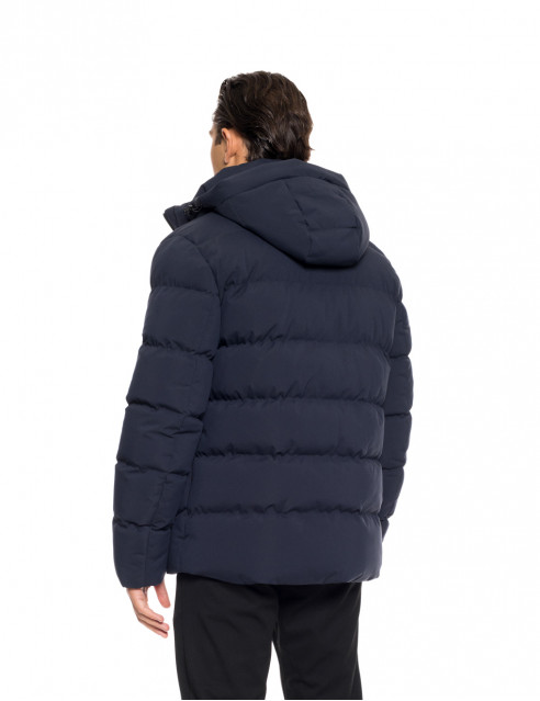 Biston fashion ανδρικό κοντό μπουφάν με αποσπώμενη κουκούλα