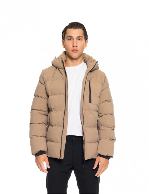 Biston fashion ανδρικό κοντό μπουφάν με αποσπώμενη κουκούλα