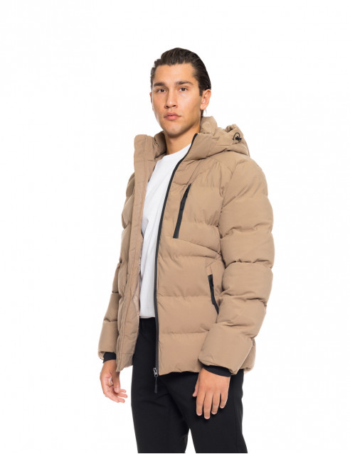 Biston fashion ανδρικό κοντό μπουφάν με αποσπώμενη κουκούλα