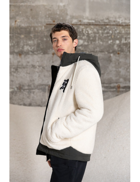 Splendid fashion ανδρικό κοντό μπουφάν με κουκούλα
