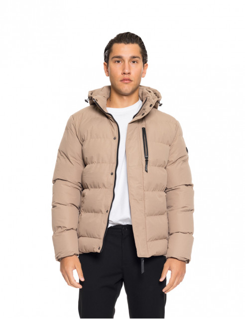 Biston fashion ανδρικό κοντό μπουφάν με αποσπώμενη κουκούλα