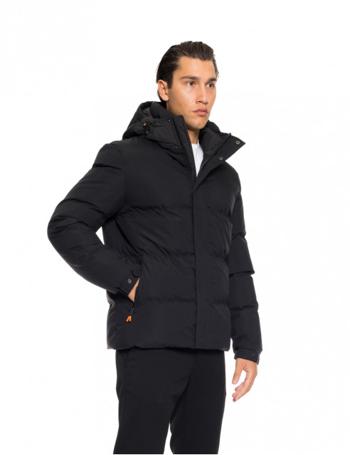 Splendid fashion ανδρικό κοντό μπουφάν με ενσωματωμένη κουκούλα