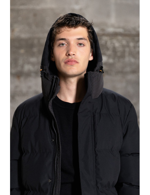 Splendid fashion ανδρικό κοντό μπουφάν με ενσωματωμένη κουκούλα