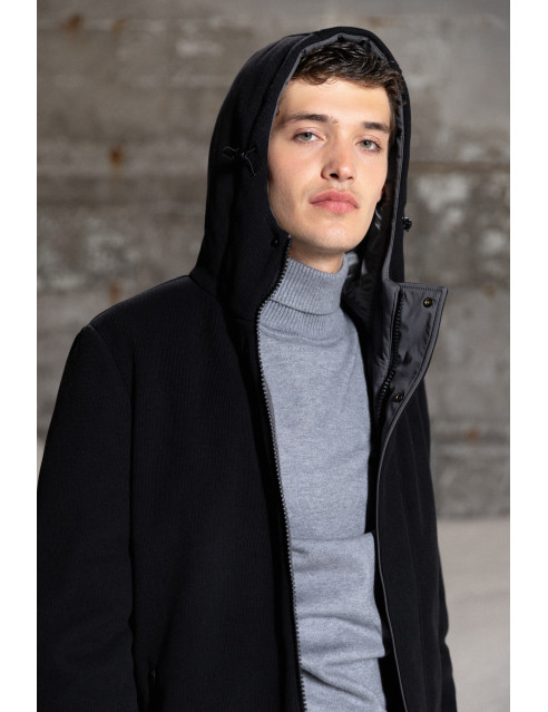 Splendid fashion Ανδρικό demi μπουφάν με ενσωματωμένη κουκούλα
