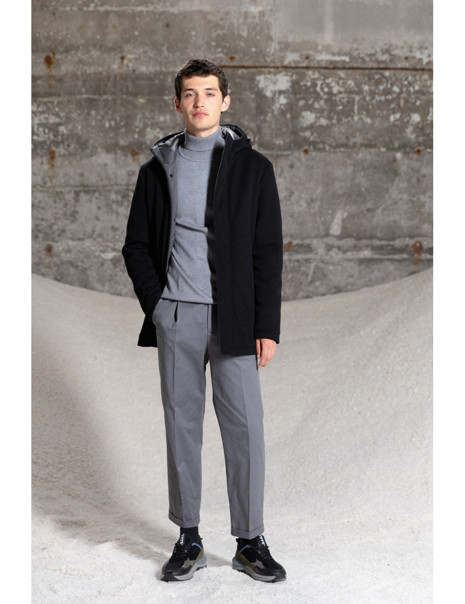 Splendid fashion Ανδρικό demi μπουφάν με ενσωματωμένη κουκούλα