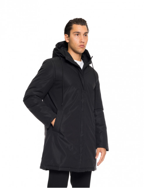 Biston fashion ανδρικό demi μπουφάν με ενσωματωμένη κουκούλα