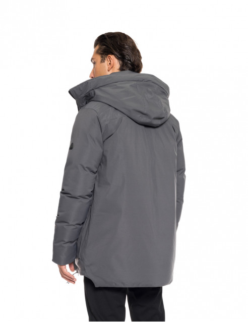 Splendid fashion ανδρικό κοντό μπουφάν με ενσωματωμένη κουκούλα