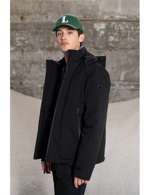 Splendid fashion ανδρικό κοντό μπουφάν με αποσπώμενη κουκούλα