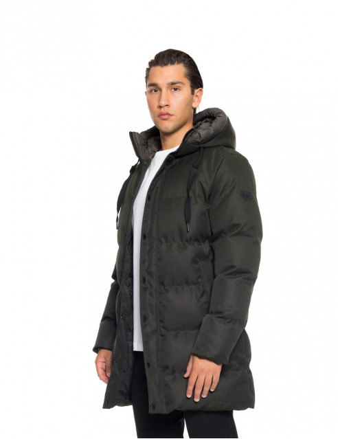 Biston fashion ανδρικό demi μπουφάν με ενσωματωμένη κουκούλα