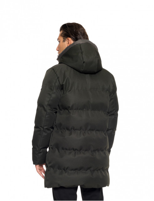 Biston fashion ανδρικό demi μπουφάν με ενσωματωμένη κουκούλα