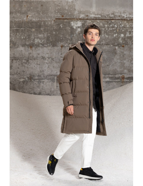 Splendid fashion ανδρικό μακρύ μπουφάν