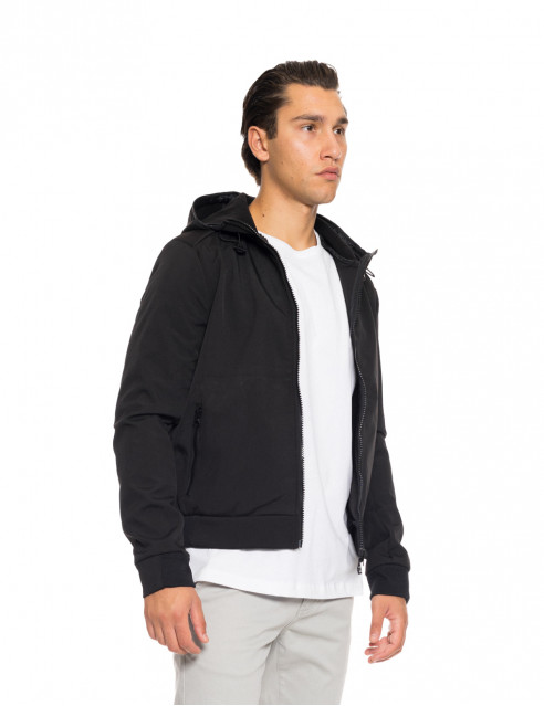 Splendid fashion ανδρικό λεπτό bomber μπουφάν με ενσωματωμένη κουκούλα