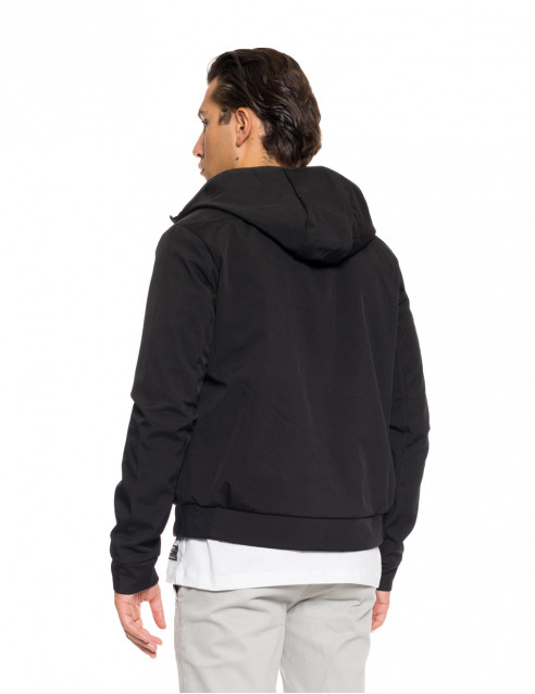 Splendid fashion ανδρικό λεπτό bomber μπουφάν με ενσωματωμένη κουκούλα
