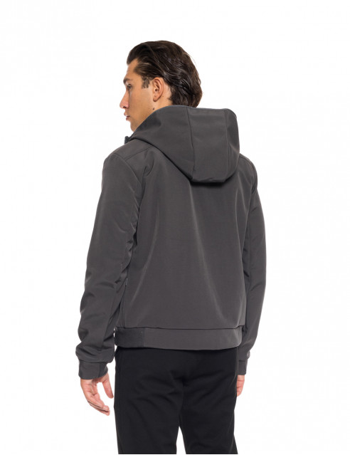 Splendid fashion ανδρικό λεπτό bomber μπουφάν με ενσωματωμένη κουκούλα