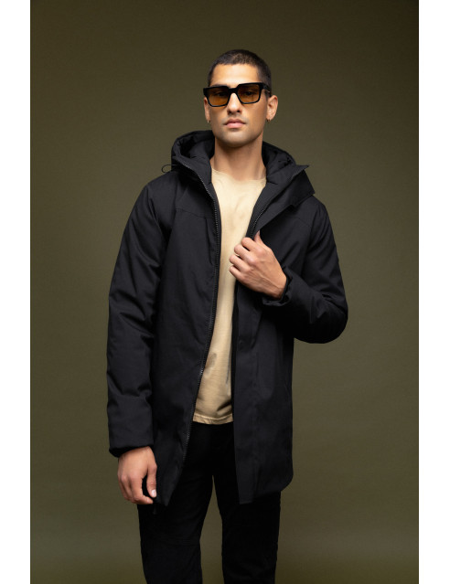 Biston fashion ανδρικό demi μπουφάν με ενσωματωμένη κουκούλα